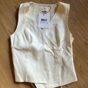 DISSH Cream Sleeveless Top